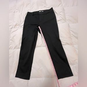 Cotton ankle pants with stretch